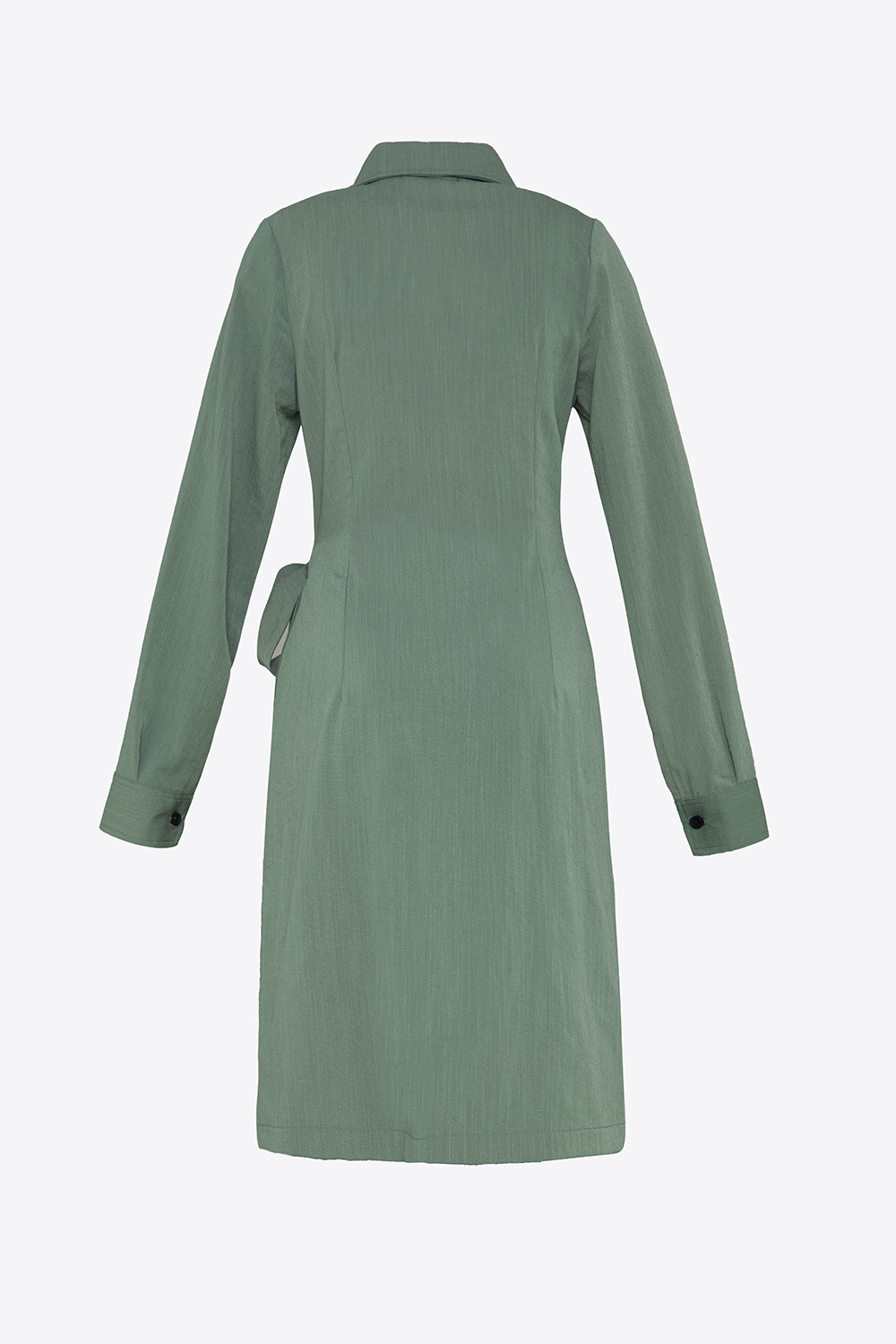 Đầm sơ mi công sở tùng đắp 