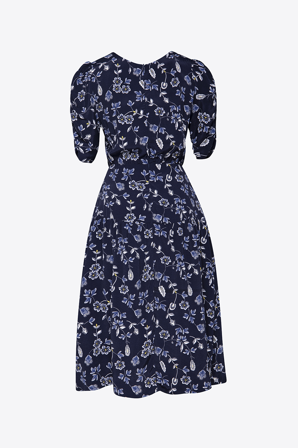 Đầm hoa dáng chữ A công sở 