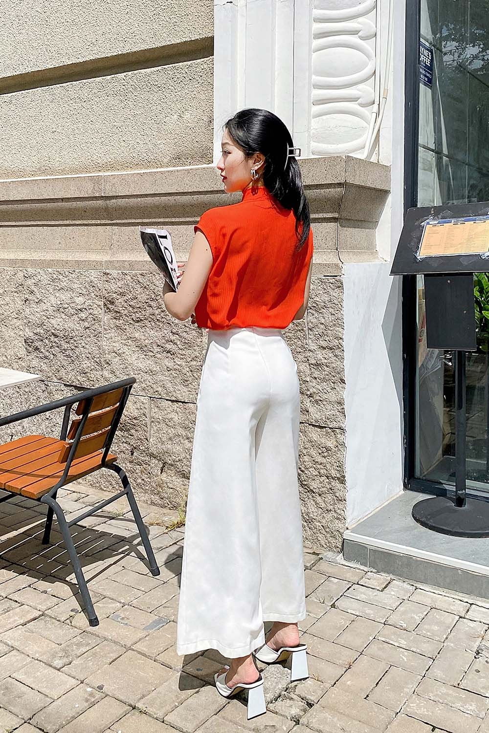 Áo sơ mi nữ cộc tay cổ thắt nơ 