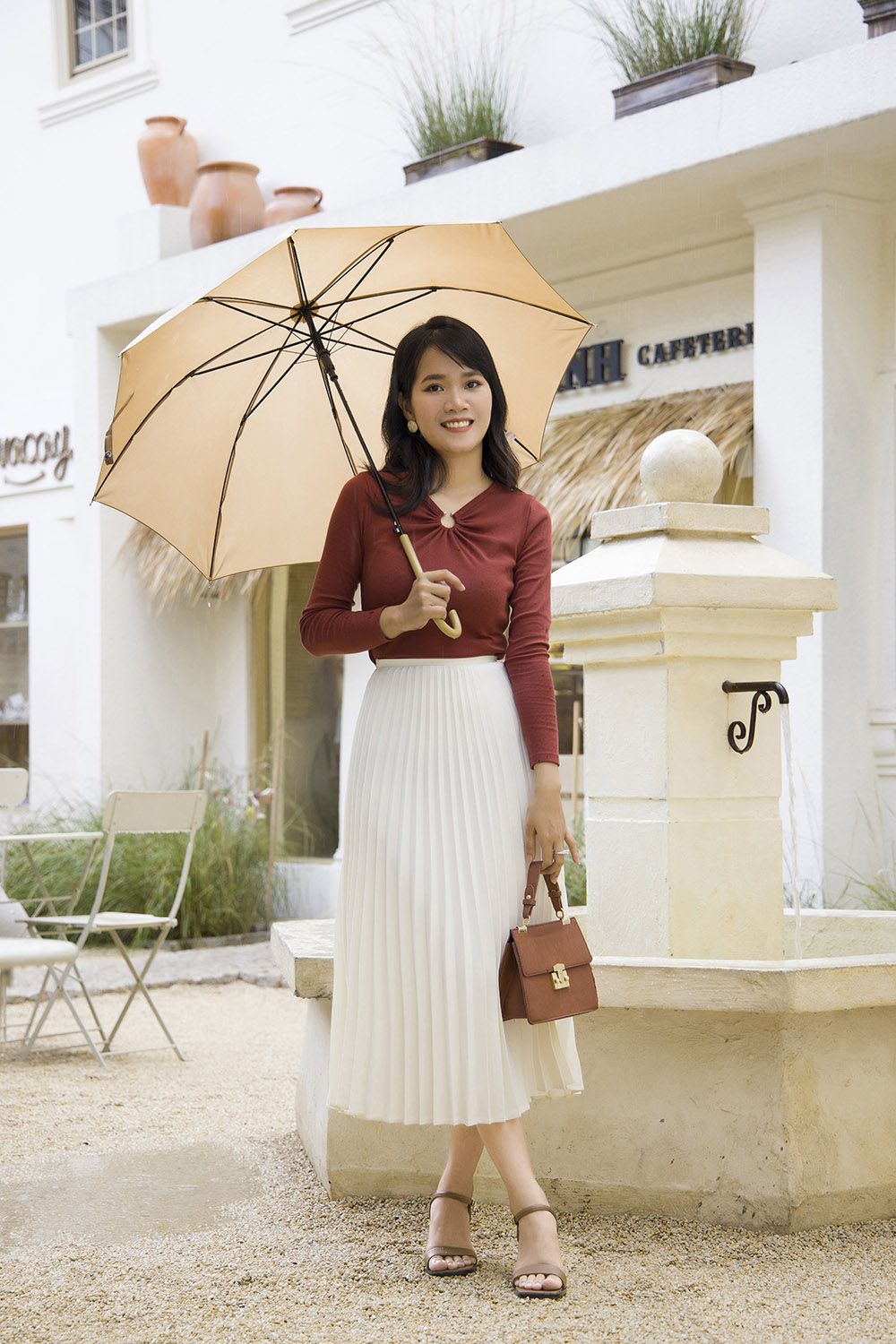 Áo thun nữ ôm body dài tay 