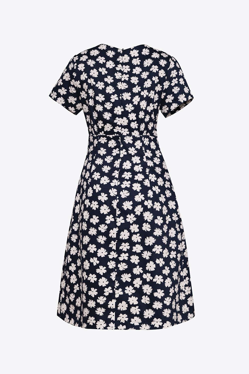 Đầm hoa dáng chữ A công sở nữ 