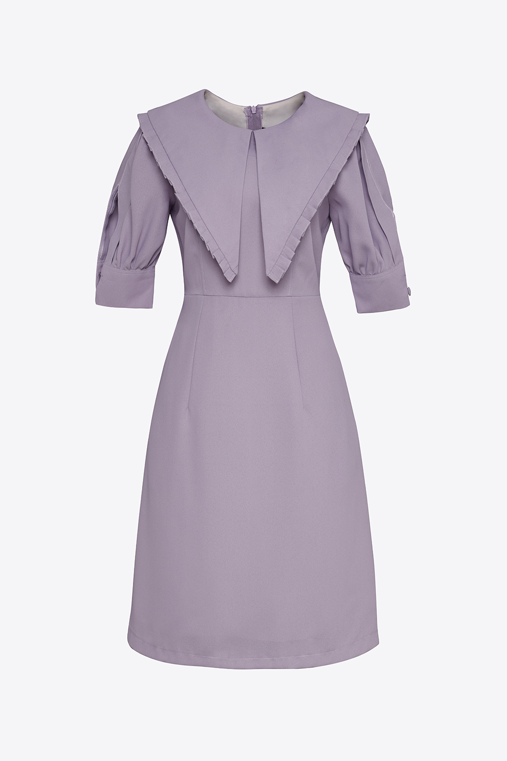 Đầm chữ A cổ sen cách điệu 