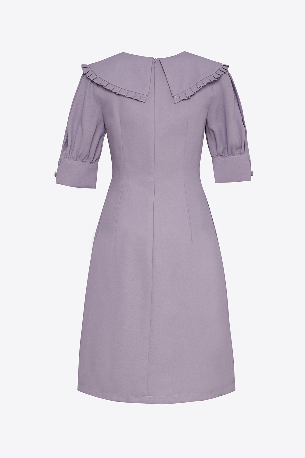 Đầm chữ A cổ sen cách điệu 