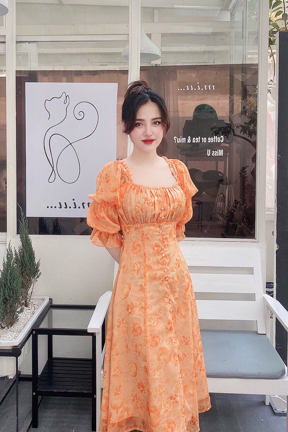 Đầm nhung trung niên sang trọng LV805 | LYBEE