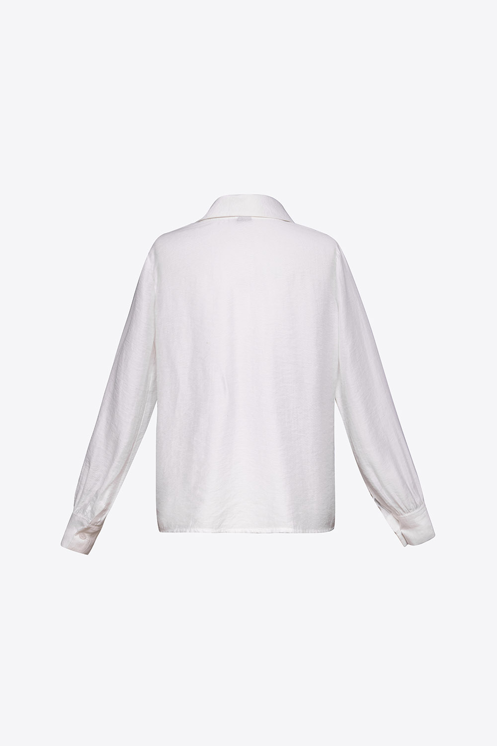 Áo sơ mi trắng công sở phối nơ cổ 