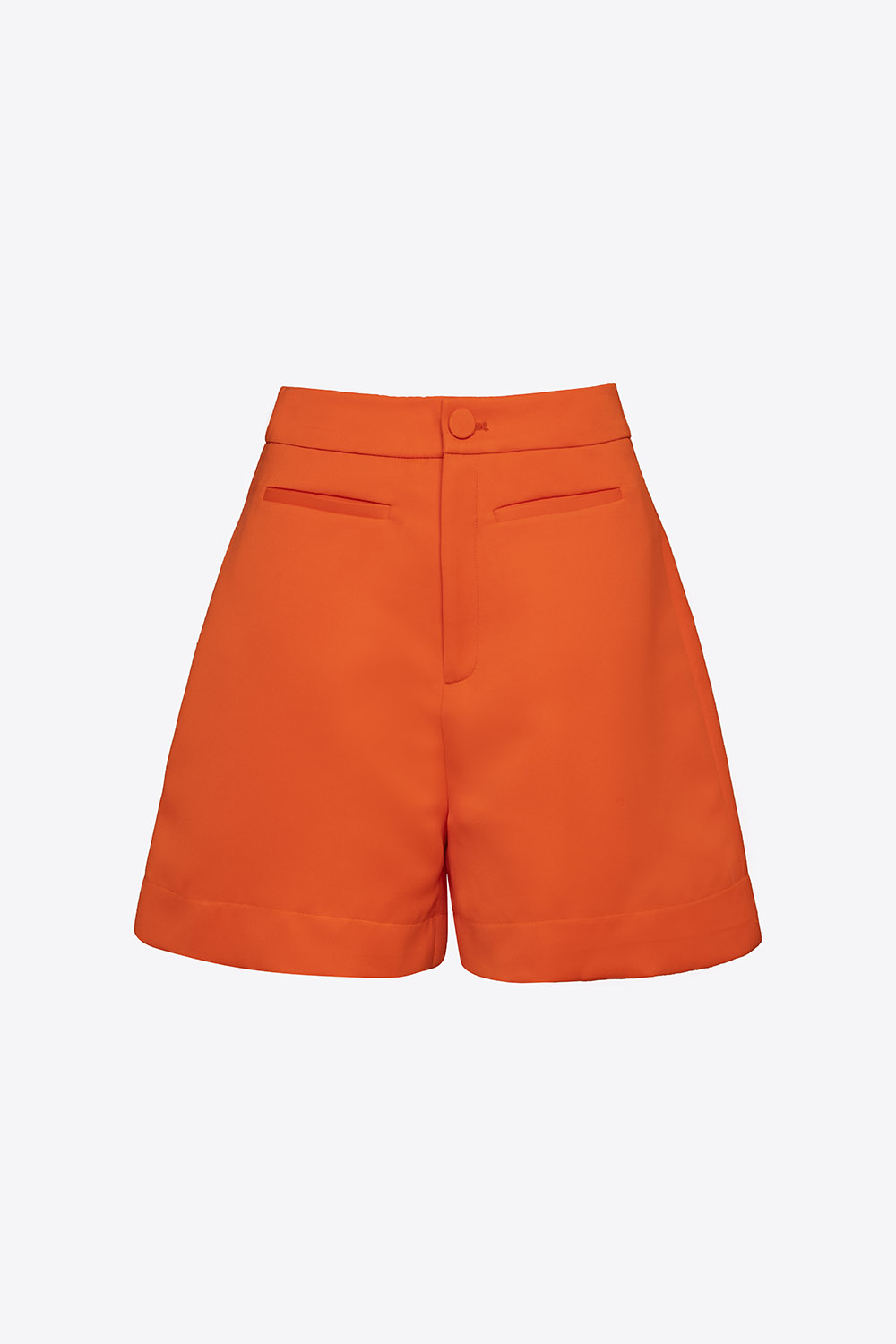 Quần short ngắn nữ màu cam 2 túi 