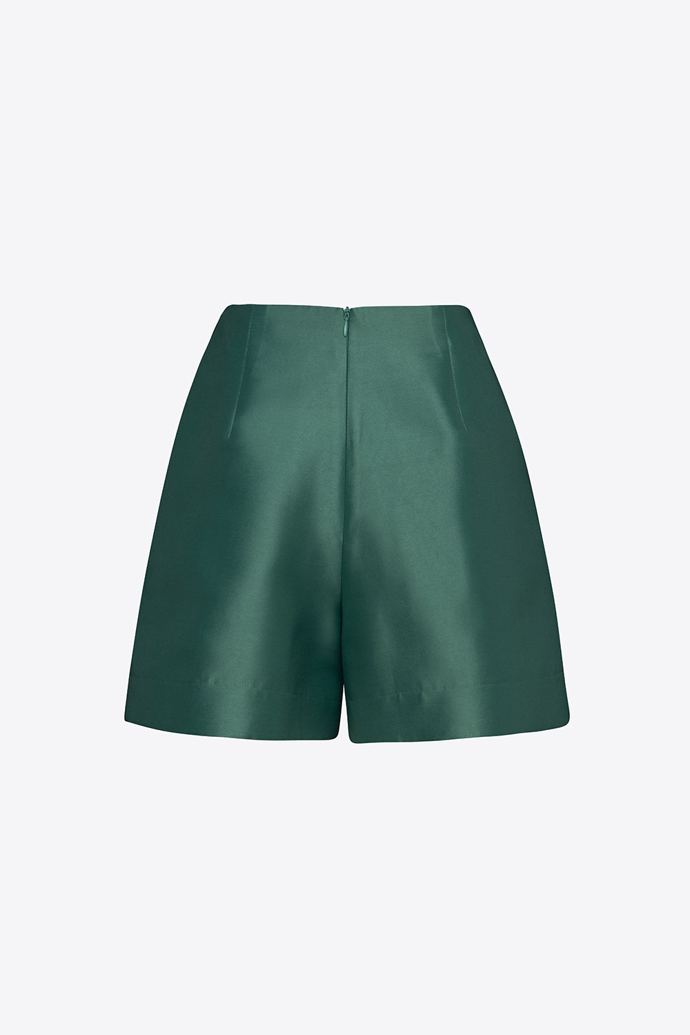 Quần short nữ ngắn ống rộng màu xanh