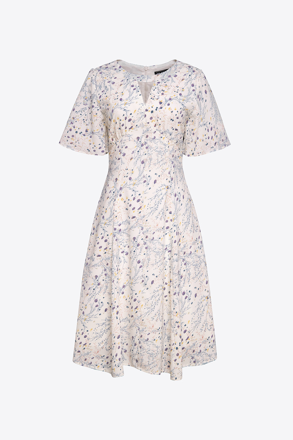 Đầm xòe nữ hoa nhí tay cánh tiên 