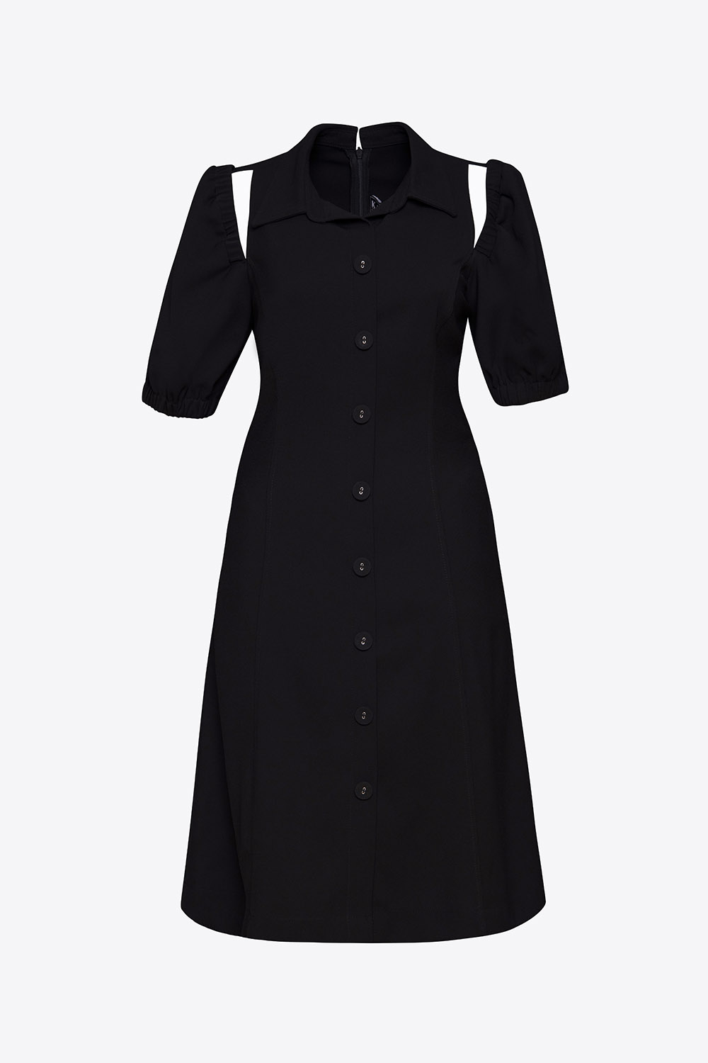 Đầm sơ mi công sở dáng chữ A 