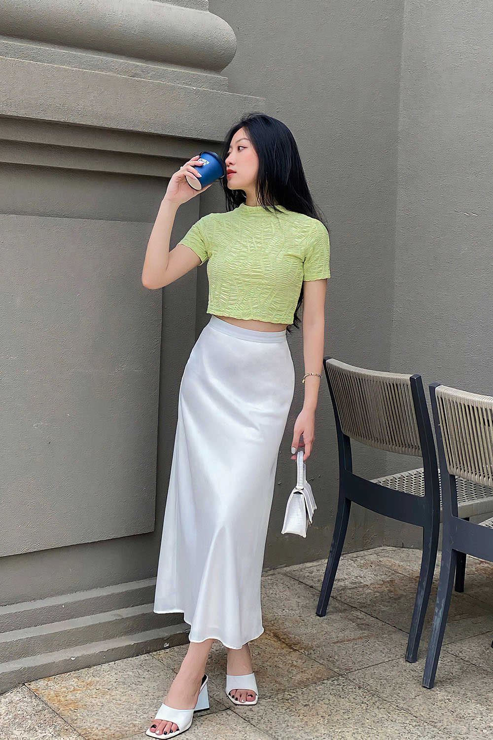 Áo thun nữ kiểu croptop dáng ôm