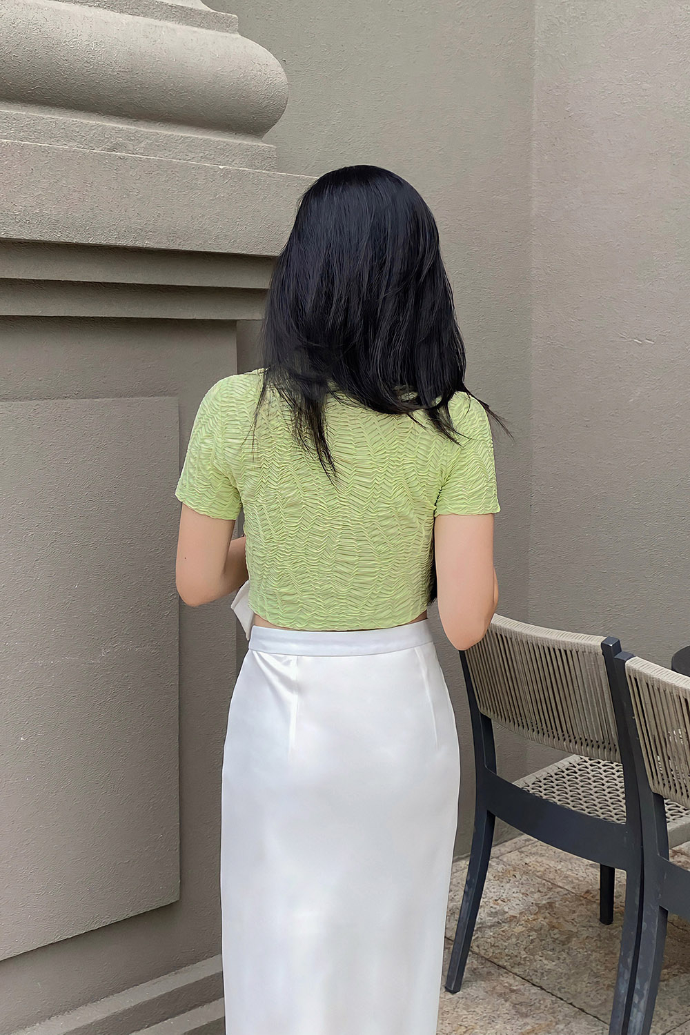 Áo thun nữ kiểu croptop dáng ôm