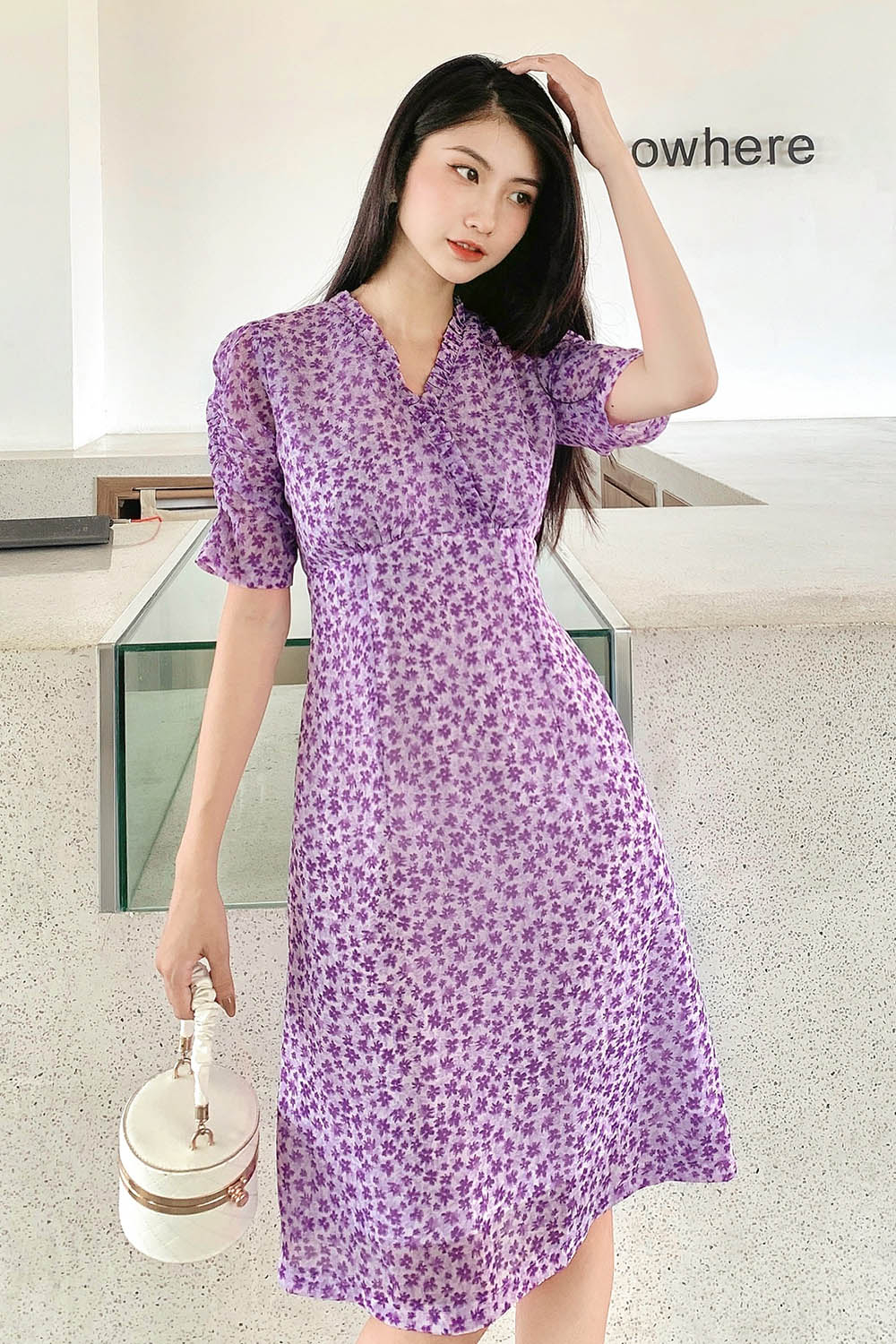 Đồ hoa nhí công sở nữ viền bèo KK114-16