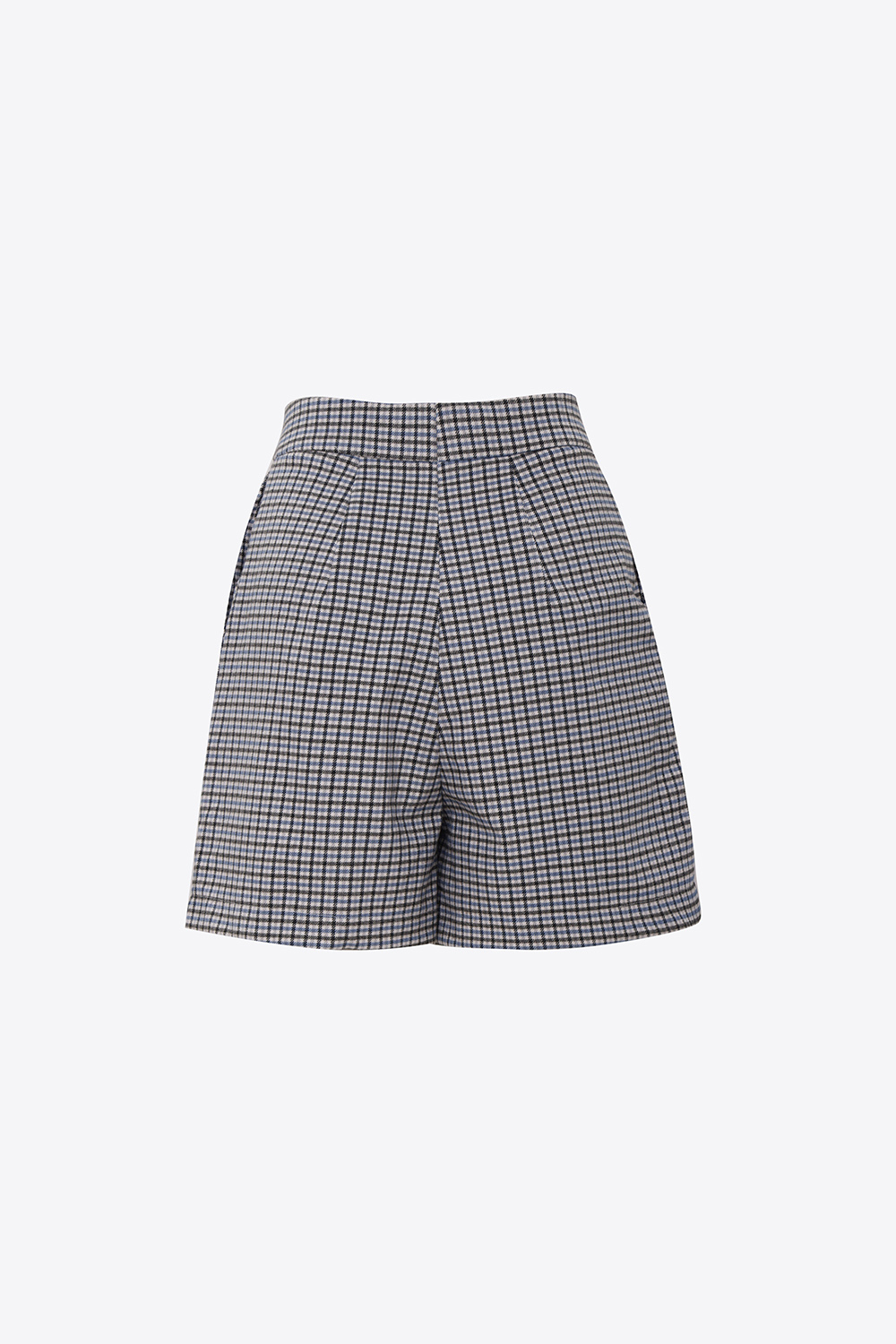 Quần đùi nữ họa tiết caro nhí