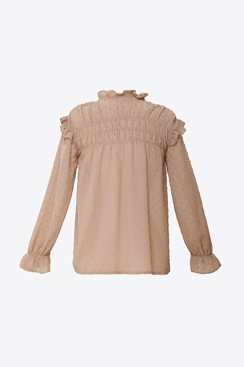 Áo sơ mi công sở nữ viền bèo