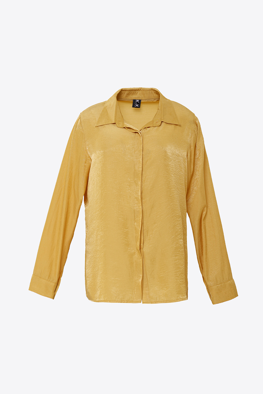 Áo sơ mi công sở nữ màu vàng