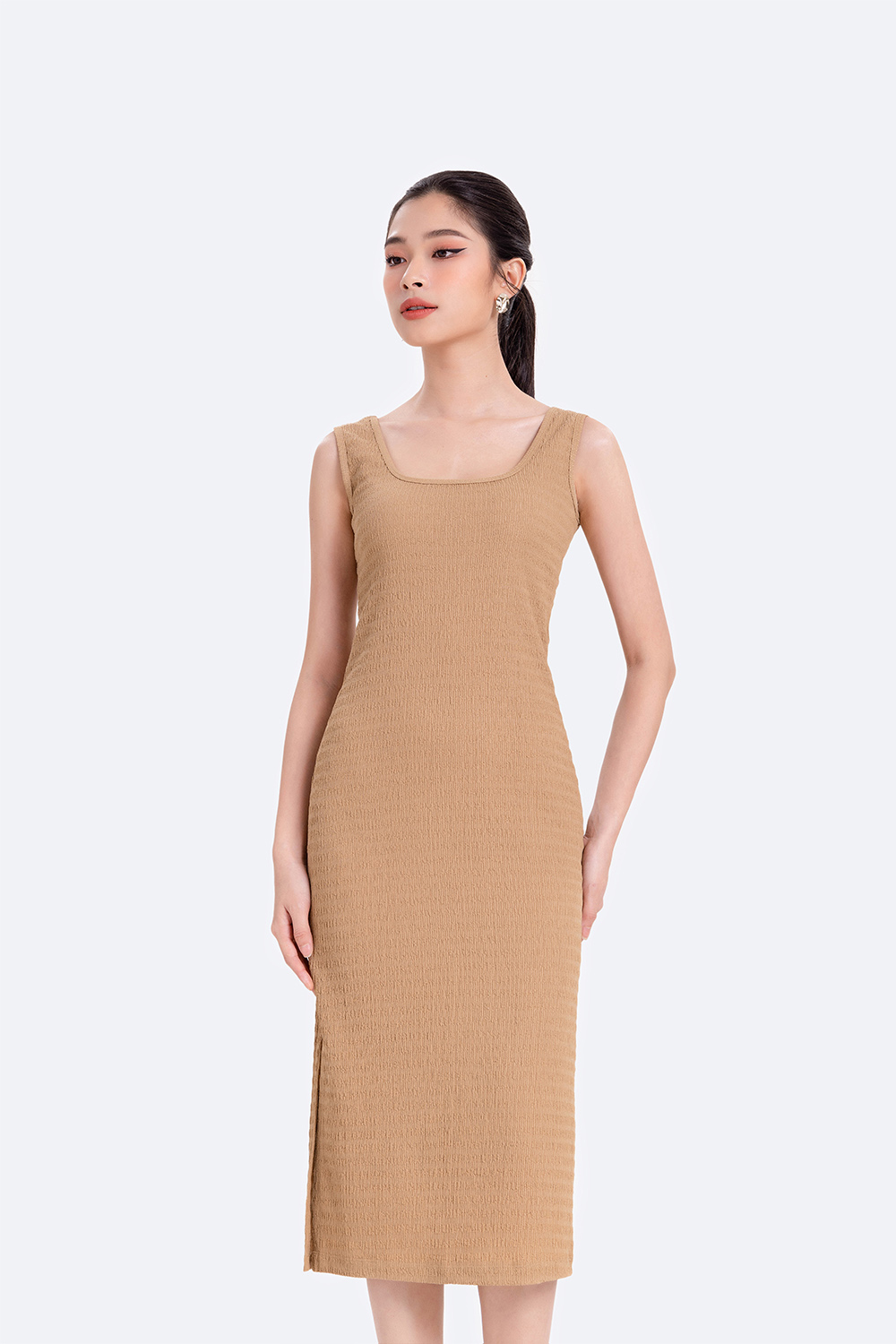 Đầm thun dáng ôm basic