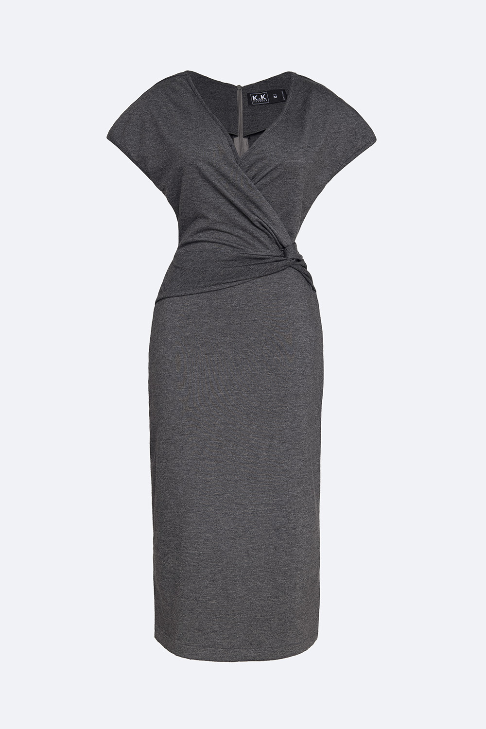 Đầm thun ôm body xoắn eo