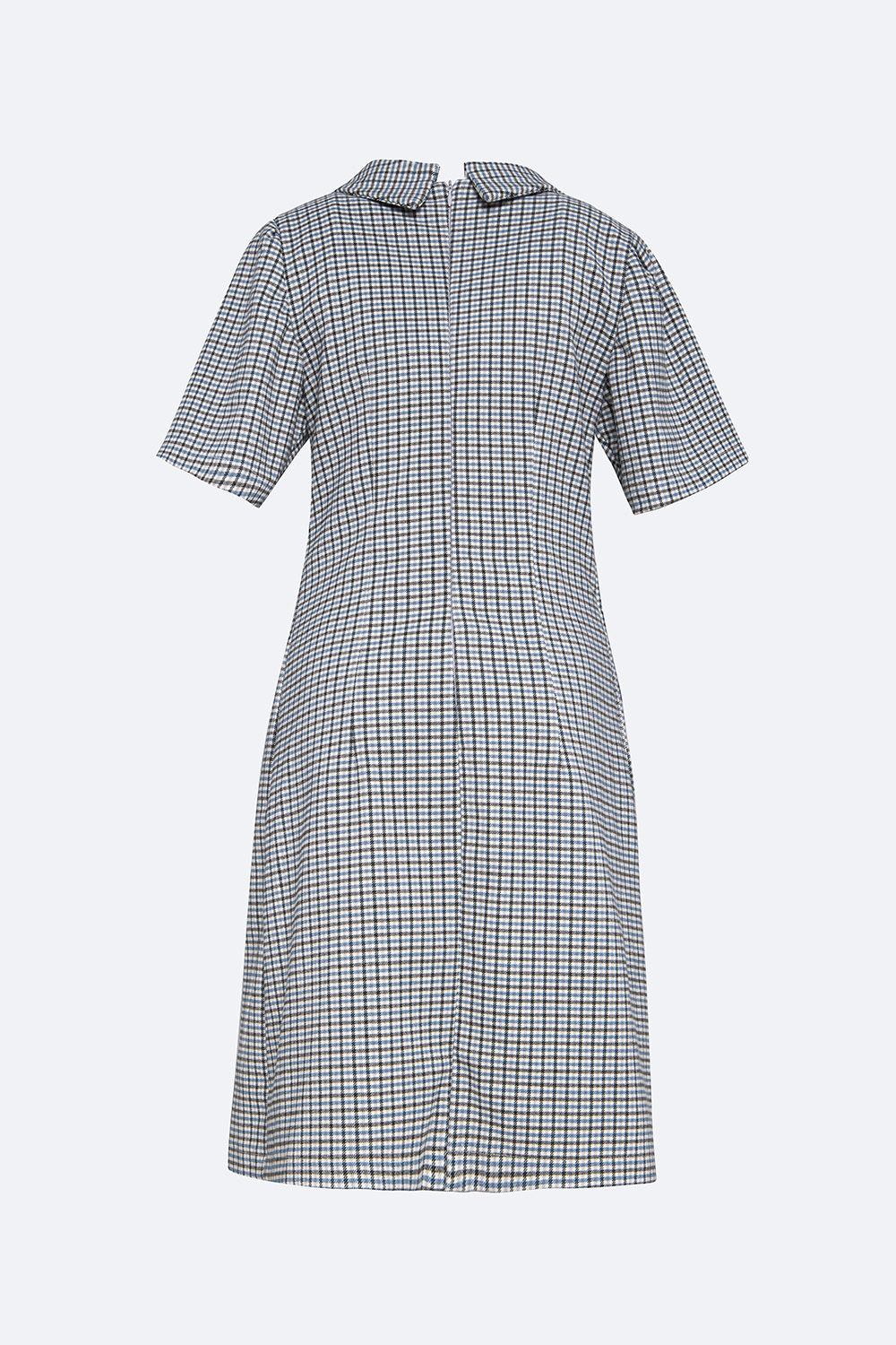 Đầm suông công sở phối hai túi trước