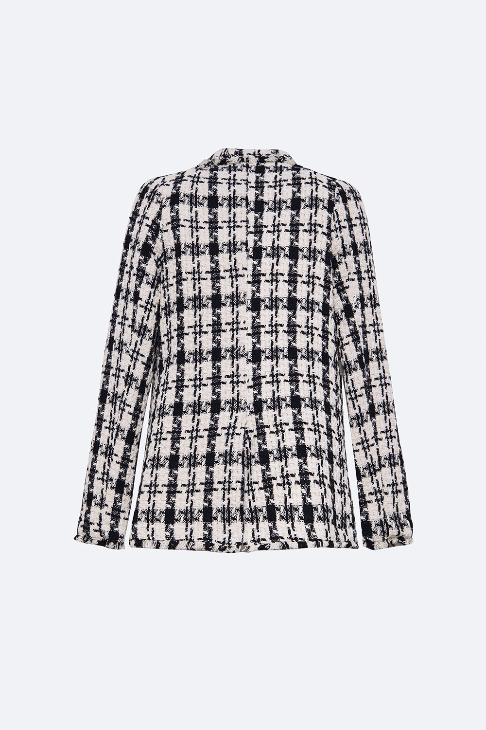 Áo khoác blazer nữ tweed hàn tay dài