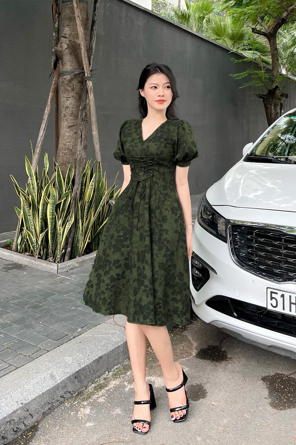 Đầm Xòe Caro Thắt Eo – Váy Xòe Thiết Kế Cao Cấp Sang Trọng Giá Tốt - Mẫu  Váy Công Sở Đẹp Siêu Xinh | Shopee Việt Nam