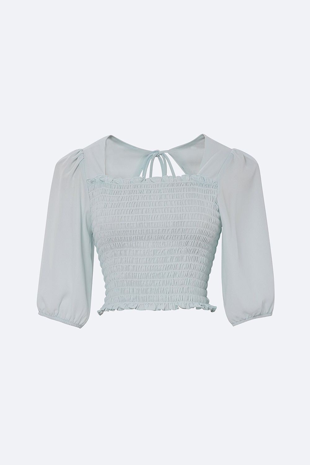 Áo kiểu nữ bo chun tay phồng