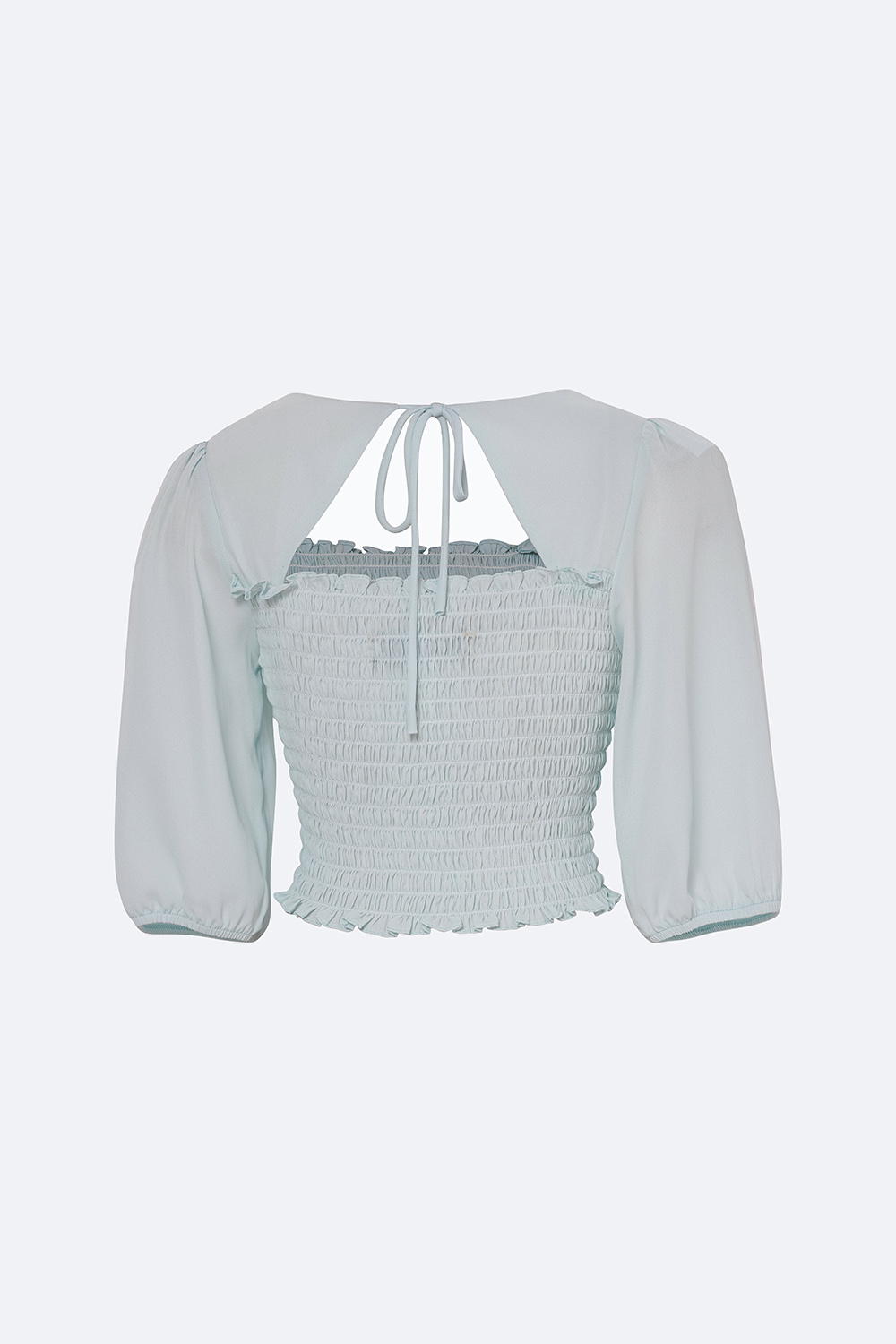 Áo kiểu nữ bo chun tay phồng