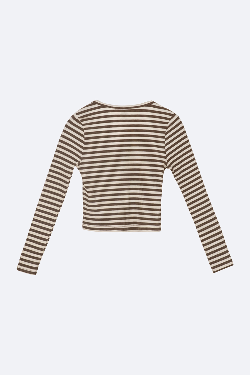 Áo thun nữ kẻ sọc ngang tay dài