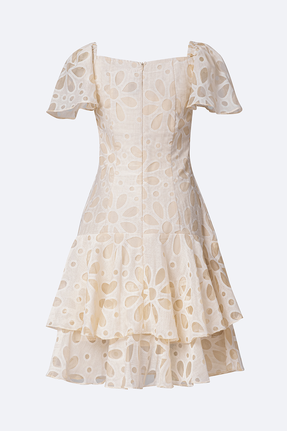 Đầm dự tiệc đuôi cá xòe 2 tầng