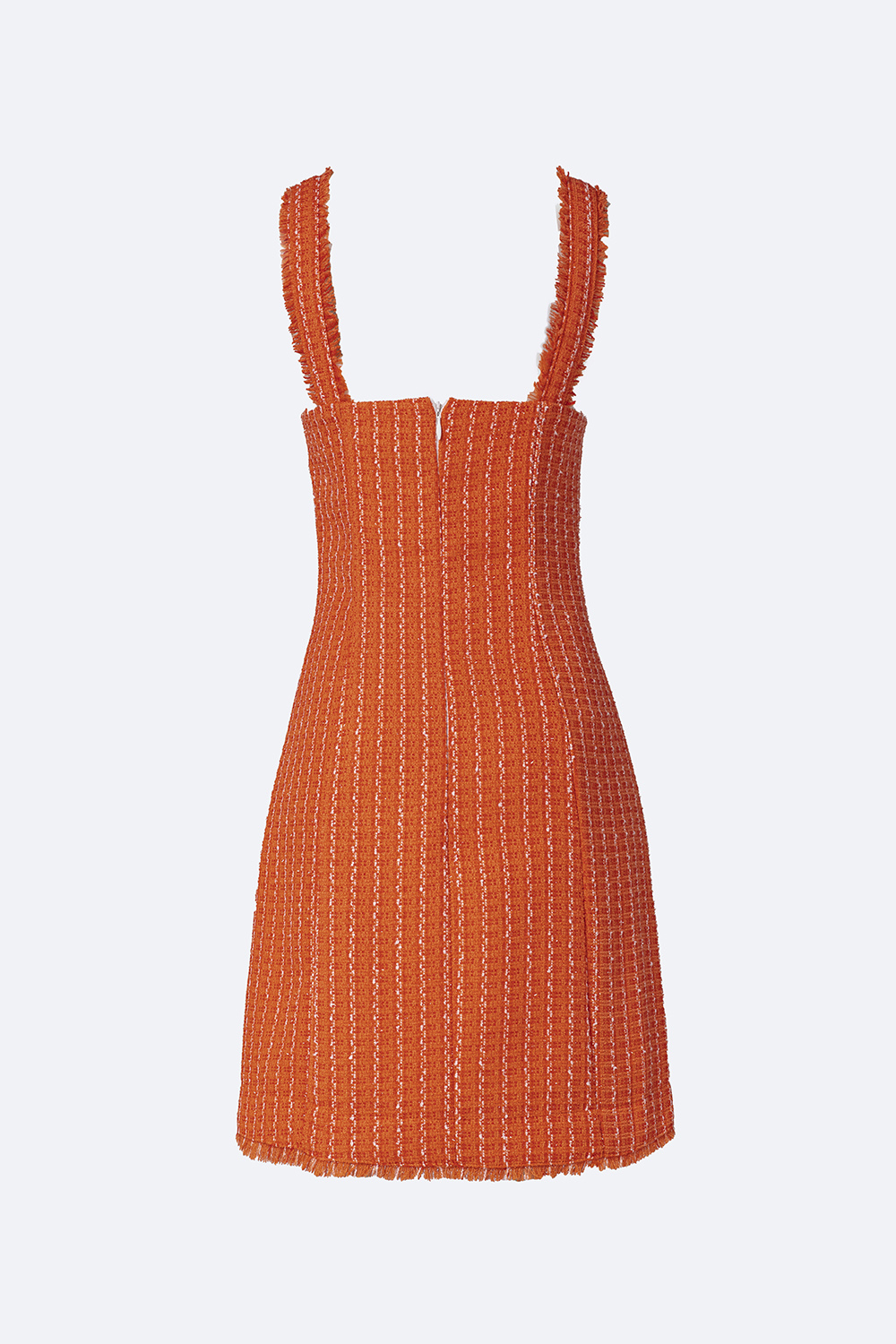 Đầm chữ A hai dây vải tweed