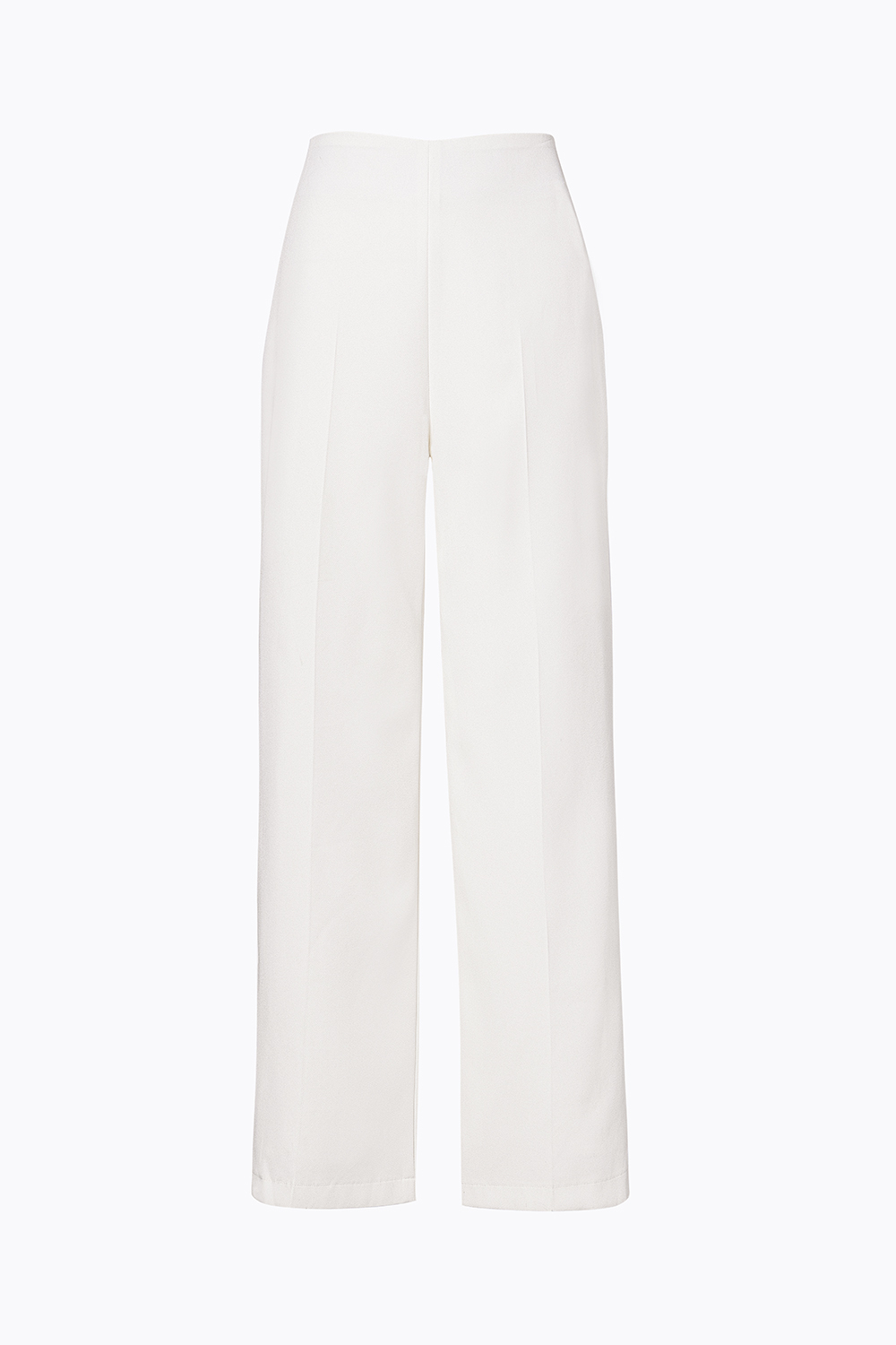 Quần suông ống rộng màu trắng