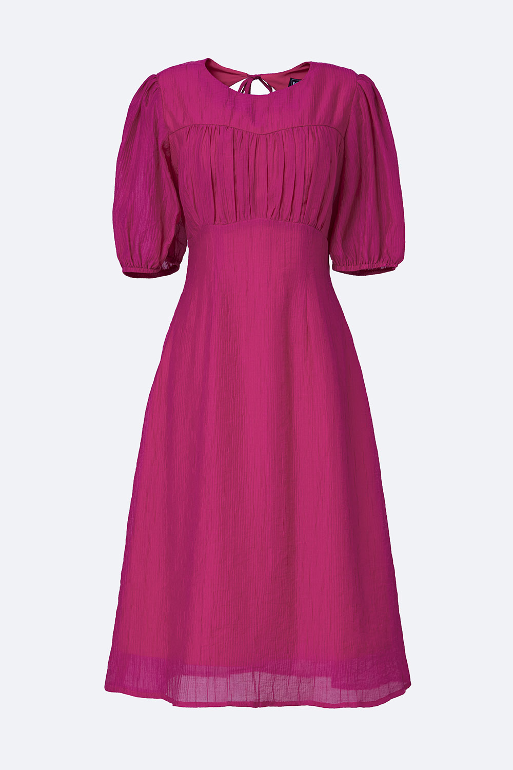 Đầm midi dáng dài chữ A cut-out lưng