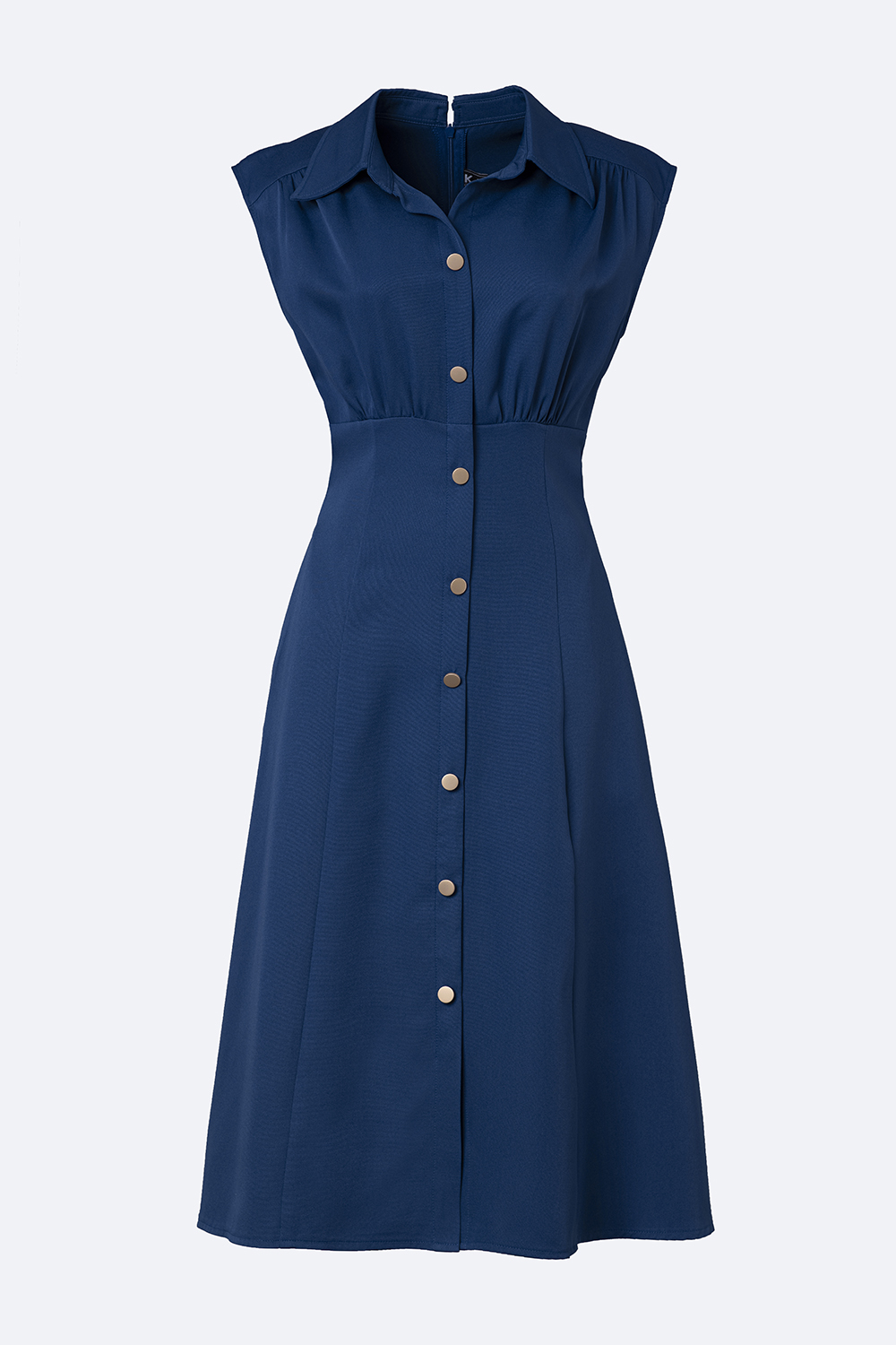 Đầm sơ mi công sở dáng chữ A