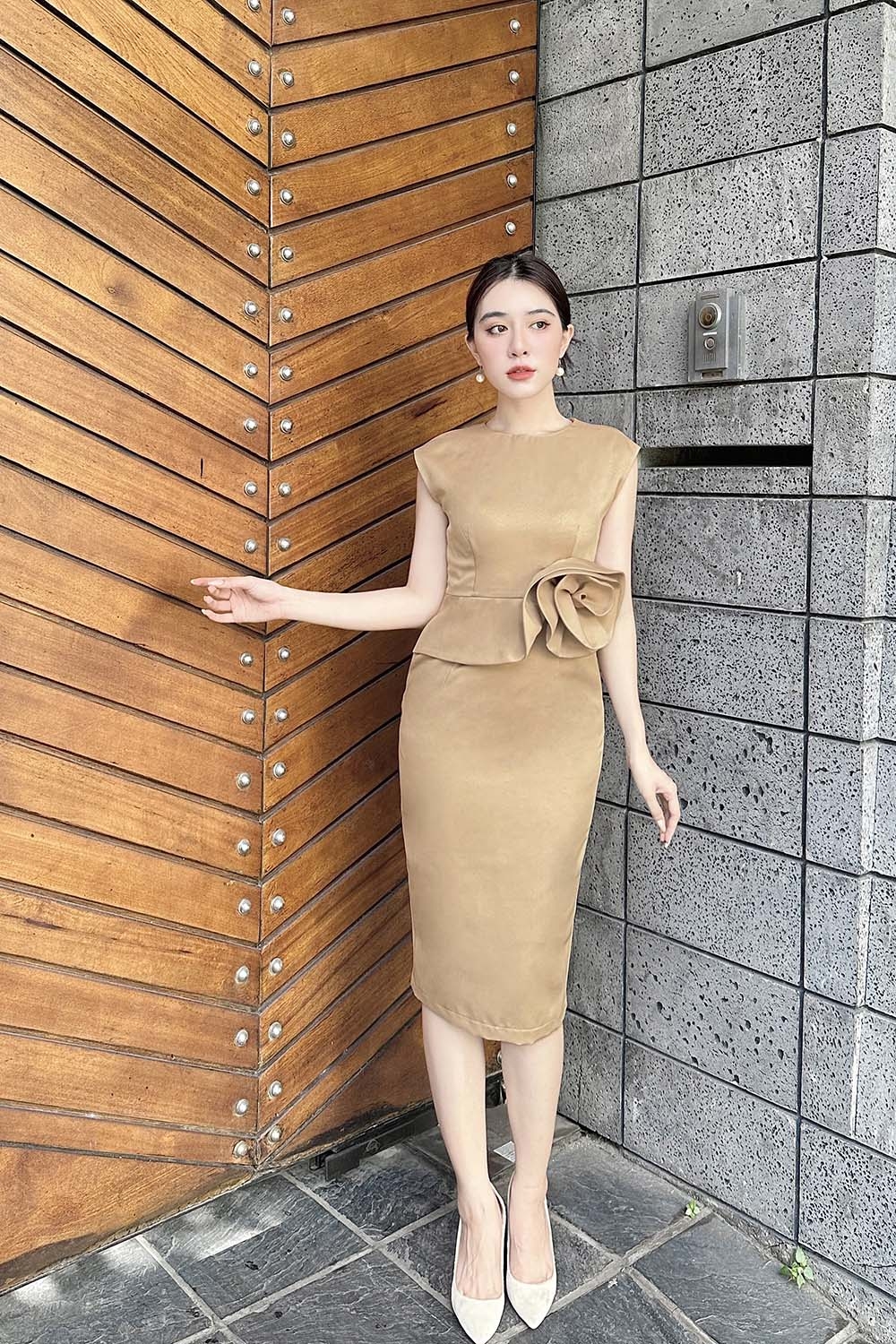 Váy đầm dự tiệc tiểu thư sang chảnh - Dương Fashion