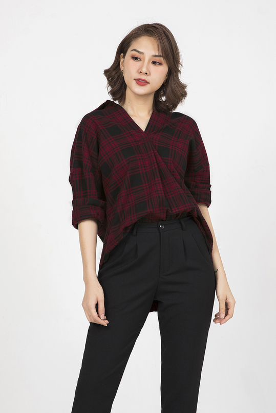 Áo sơ mi caro dài tay ASM03-36