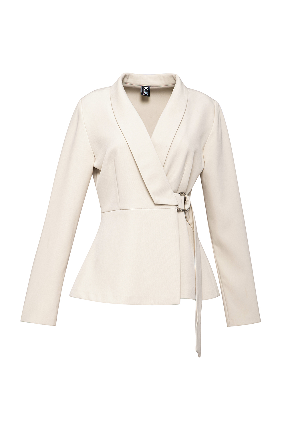 Áo kiểu công sở cổ vest đắp chéo