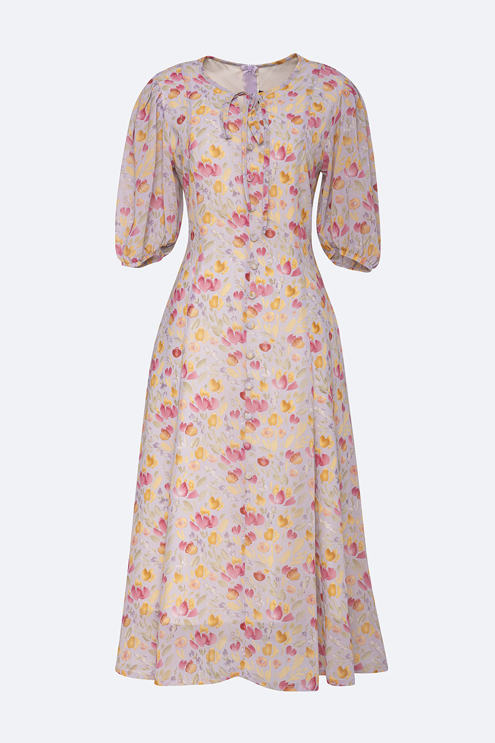 Váy hoa nhí nữ 2 dây suông dài qua gối vintage Madela, Đầm nữ hoa nhí hai  dây - VDH01 - Đầm suông | ePrice.vn