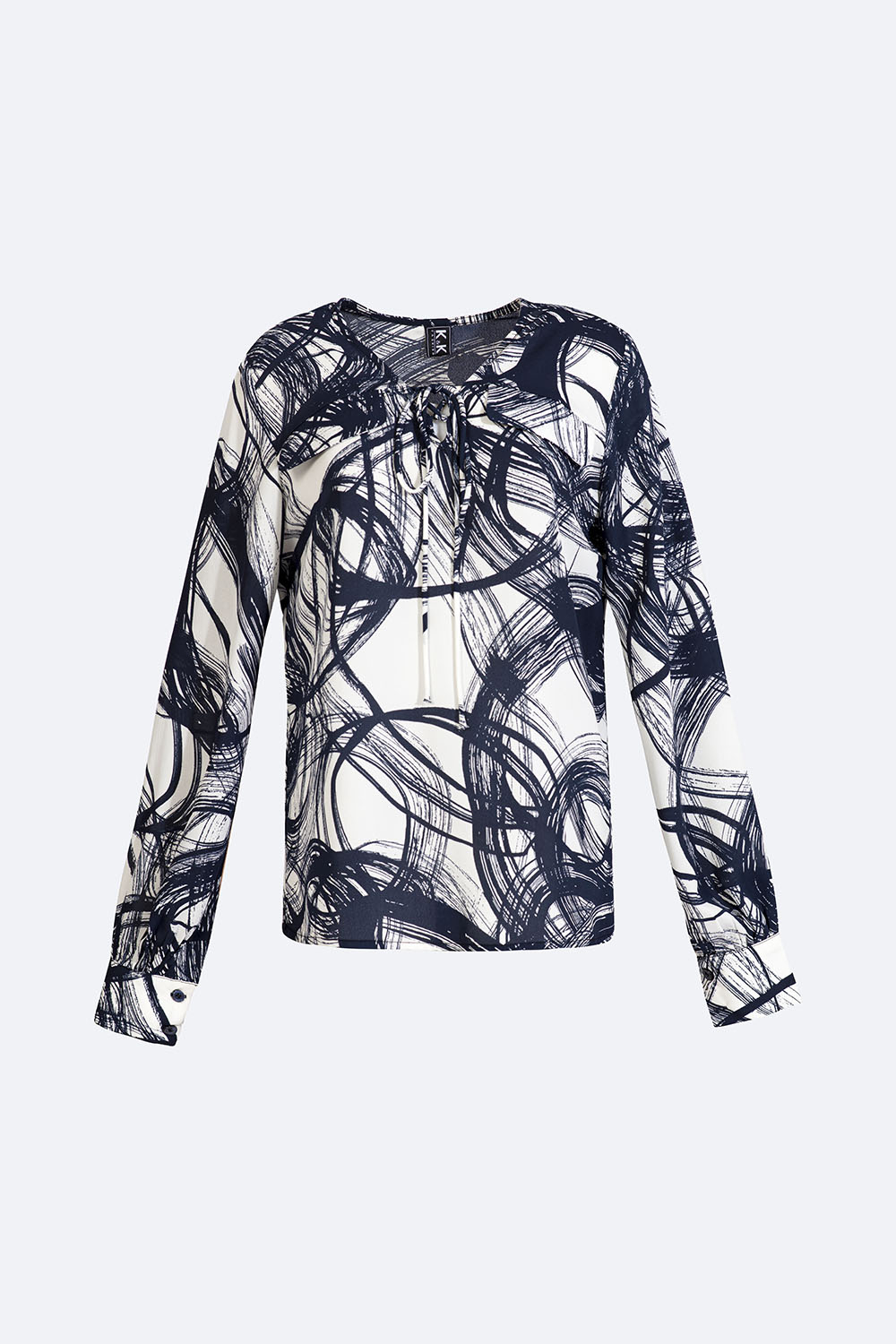 Áo kiểu sơ mi nữ công sở họa tiết