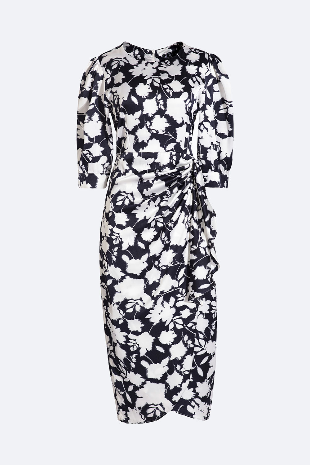 Đầm hoa đắp chéo wrap dress nhấn eo