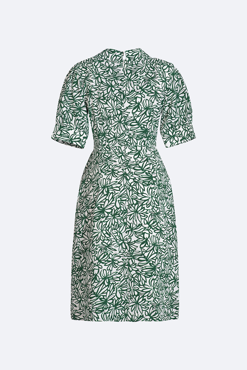 Đầm wrap dress họa tiết hoa eo thắt nơ