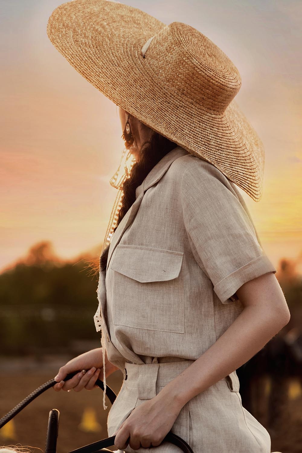 Áo kiểu nữ cổ đan tông tay ngắn