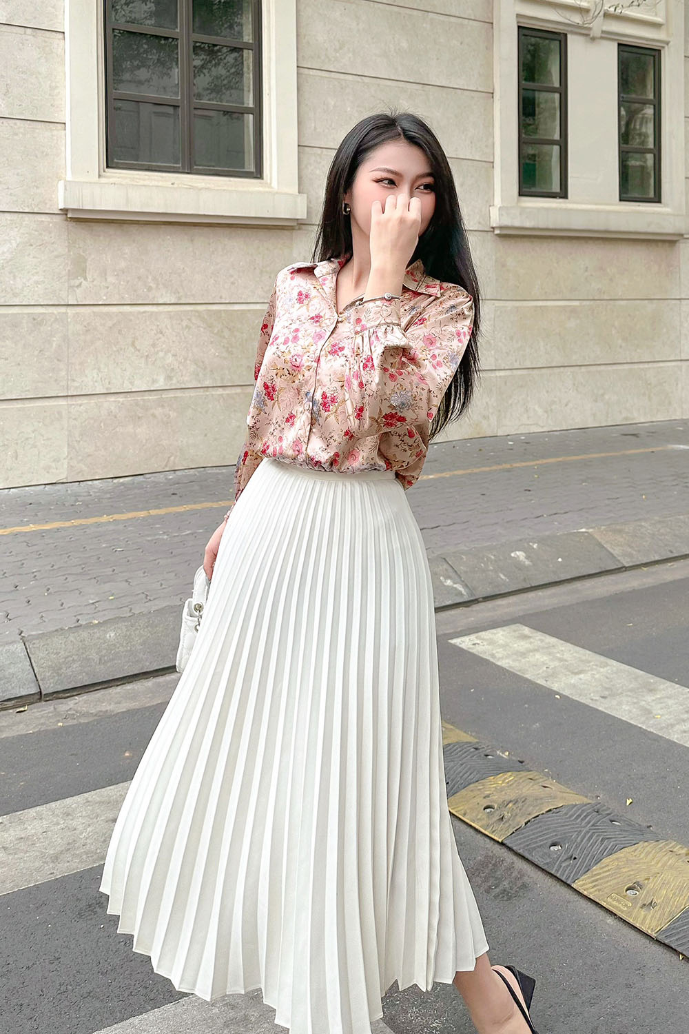 Áo sơ mi nữ họa tiết hoa nhiều màu