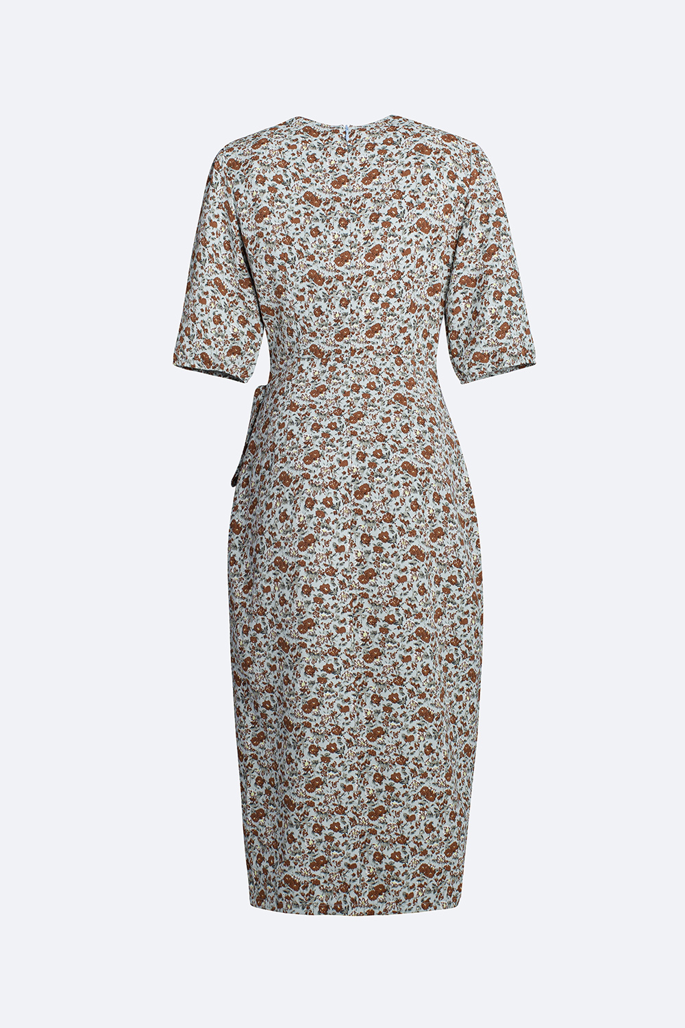 Đầm wrap dress họa tiết hoa nhí