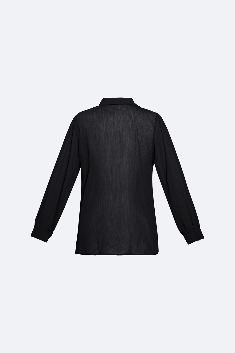 Áo sơ mi màu đen công sở nữ