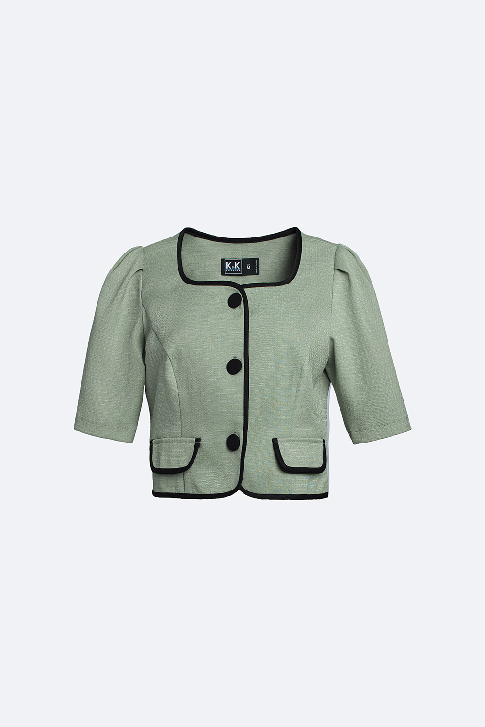 Áo sơ mi nữ kiểu hàn quốc viền đen