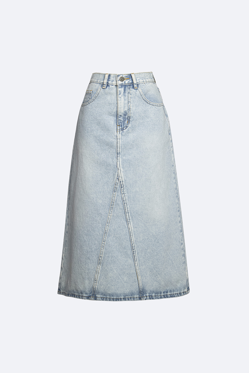 Chân váy jean dáng dài CV05-30 | Thời trang công sở K&K Fashion
