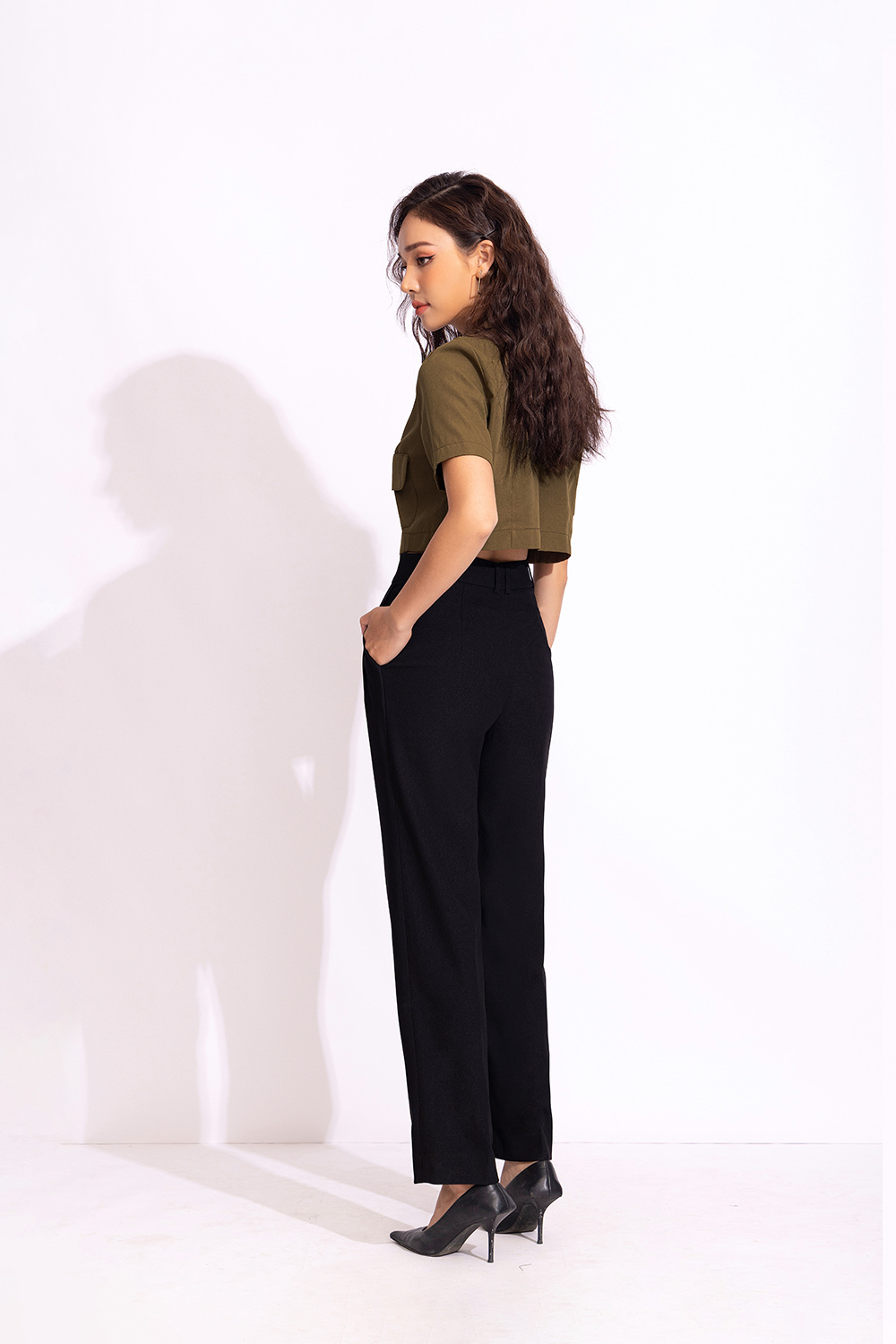 Quần tây công sở nữ màu đen