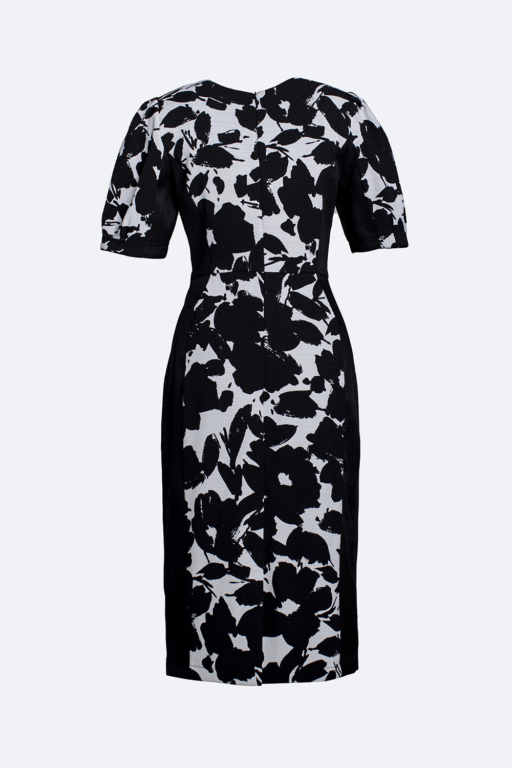 Đầm công sở dáng ôm body họa tiết