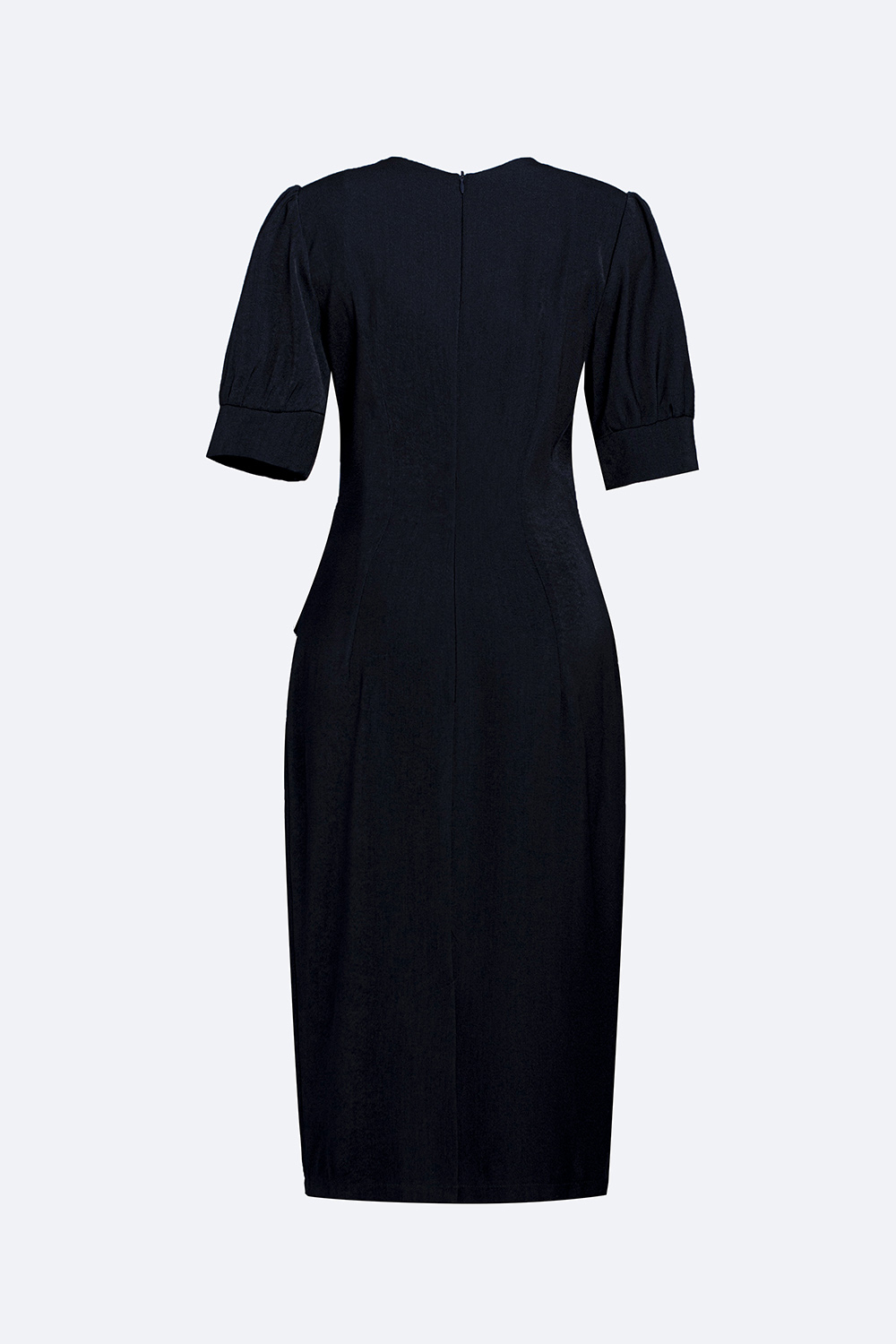 Đầm công sở dáng ôm phối nút