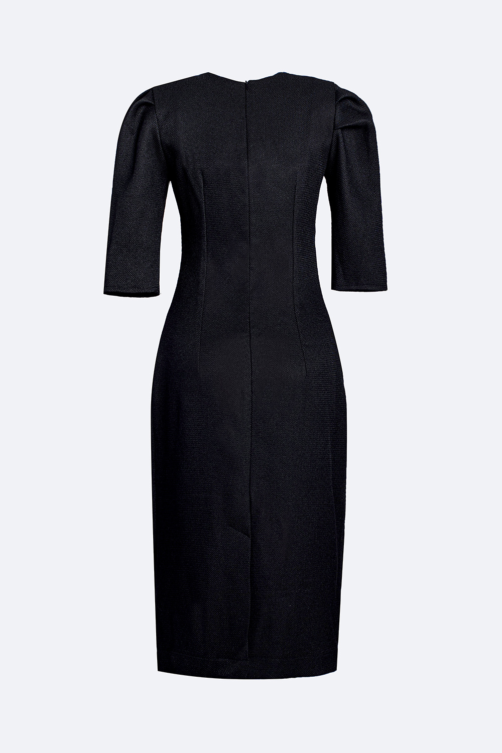 Đầm đen ôm body tay lỡ cổ vuông KK140-24 | Thời trang công sở K&K ...