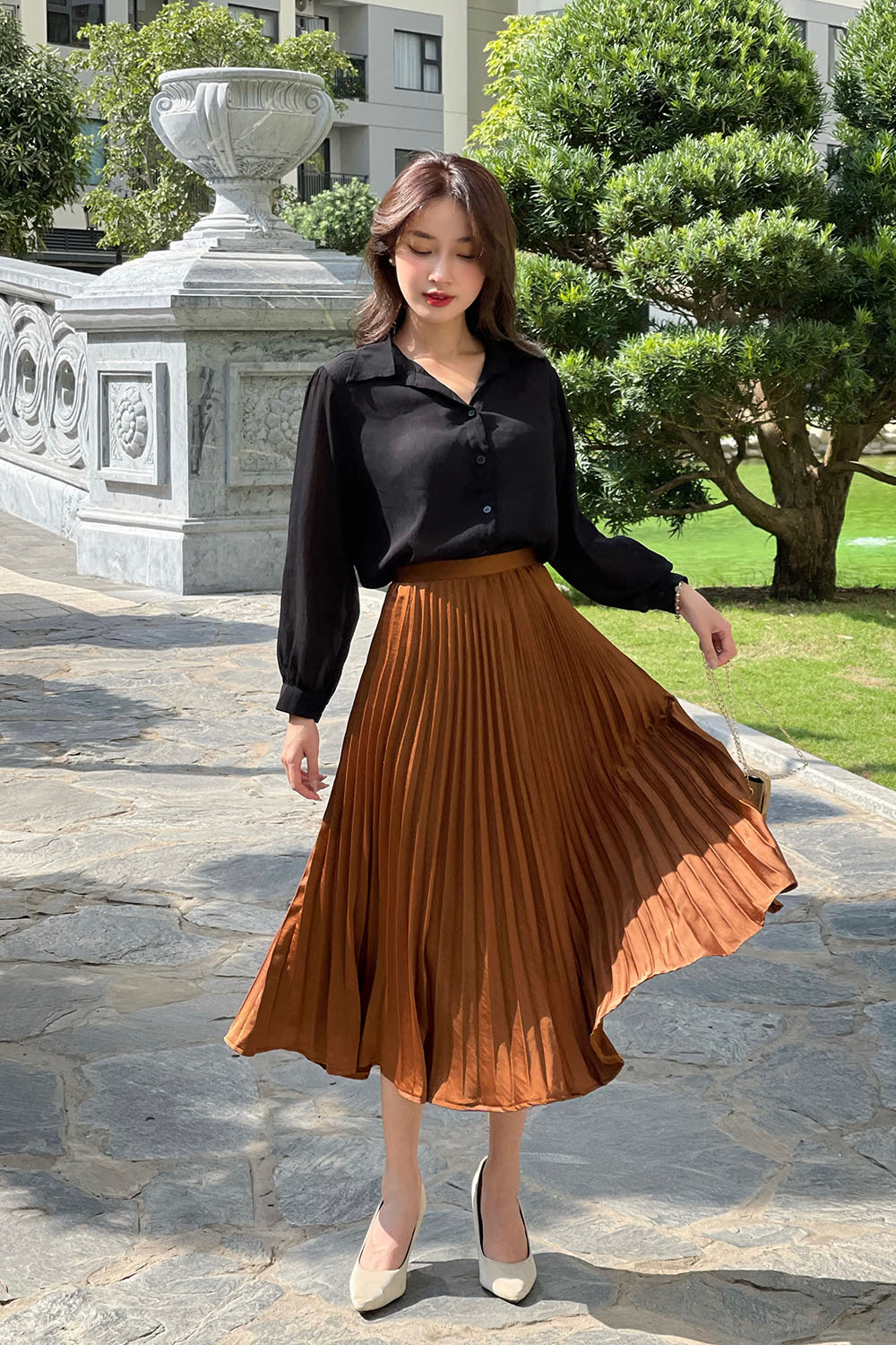 Chân váy xếp li nhiều màu | Shopee Việt Nam